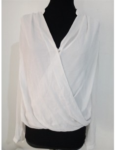 Bluza alba eleganta H&M