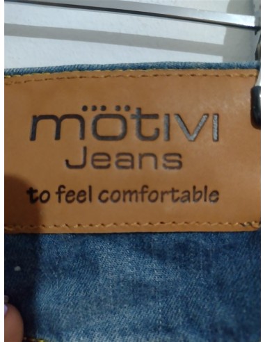 Pantaloni Motivi cu aspect Jeans