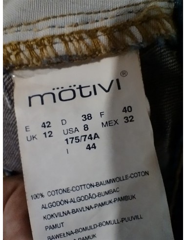 Pantaloni Motivi cu aspect Jeans