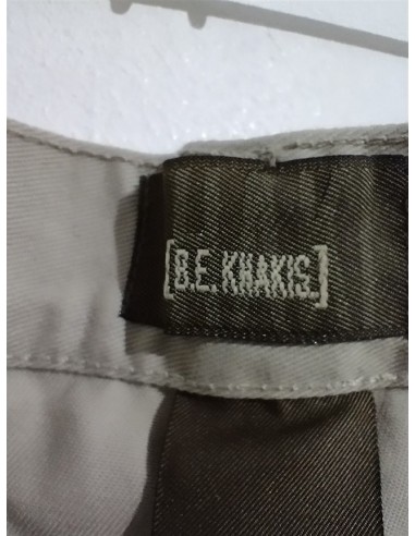 Pantaloni lungi casual bej material usor