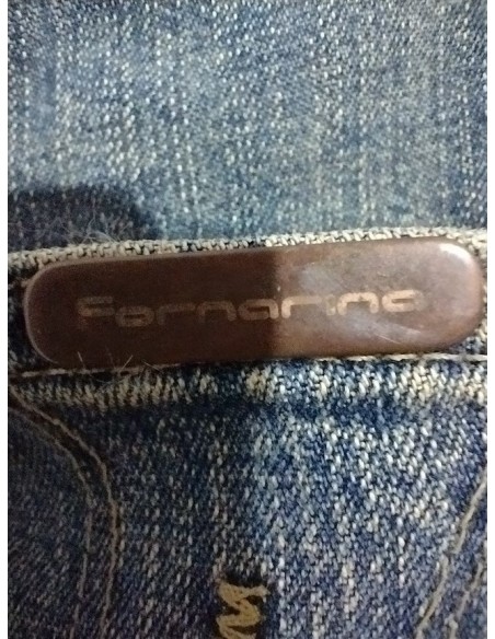Jeans dama cu imprimeu lucios Fornarina