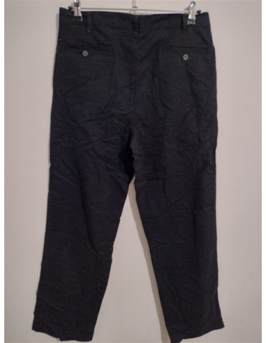 Pantaloni negri amestec bumbac George