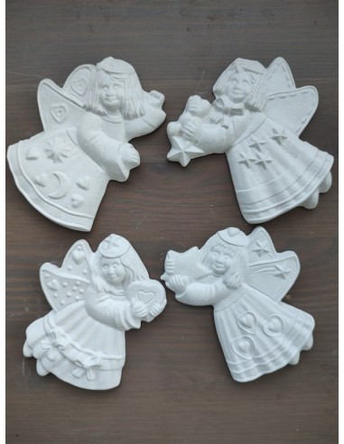 Set 4 figurine ipsos de pictat sau colorat cu...