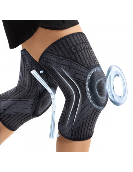 Set de 2 genunchiere cu stabilizatori laterali CAMBIVO