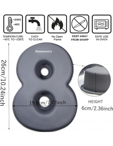 8 - Cifra silicon pentru torturi aniversare...