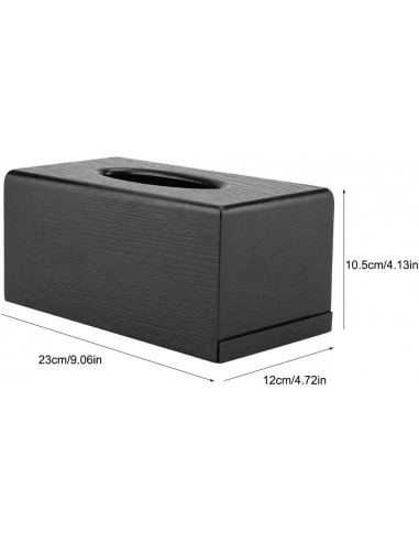 Cutie decorativa pentru servetele MAGT, lemn negru