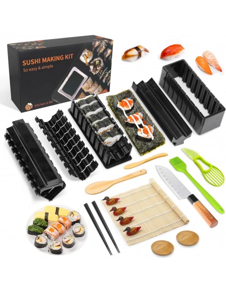 Set complet pentru preparare sushi cu 20 piese