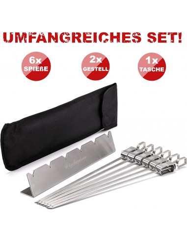 Set 6 frigarui din otel inoxidabil Raucherphorie