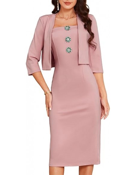 Compleu elegant Grace Karin,  bolero si rochie