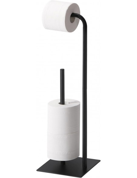 Suport elegant din otel inoxidabil pentru hartie igienica, negru