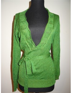 Pulover dama tricotat cu cordon Louise Orop