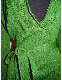 Pulover dama tricotat cu cordon Louise Orop 2