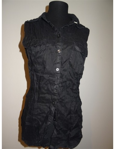 Camasuta de blugi fara maneci dama H&M