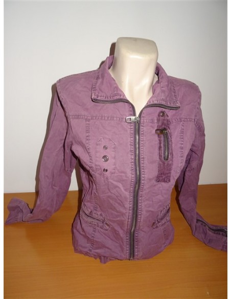 Geaca de blugi cu buzunar lateral Amlong