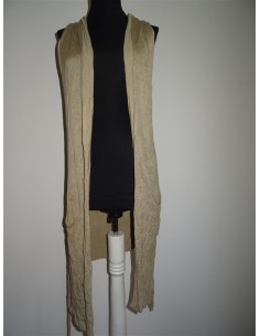 Cardigan dama tricotat fara maneci TinaR