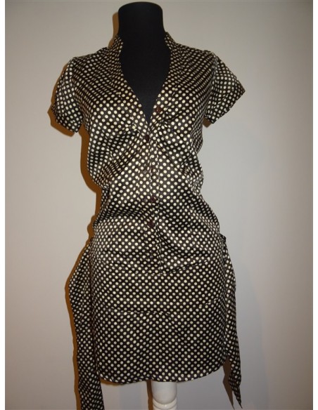 Rochita dama tip sarafan cu maneca scurta