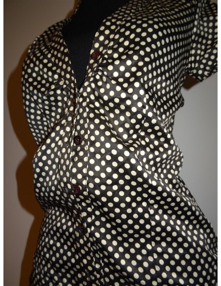 Rochita dama tip sarafan cu maneca scurta