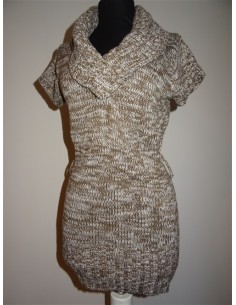Bluza groasa lunga cu maneca scurta