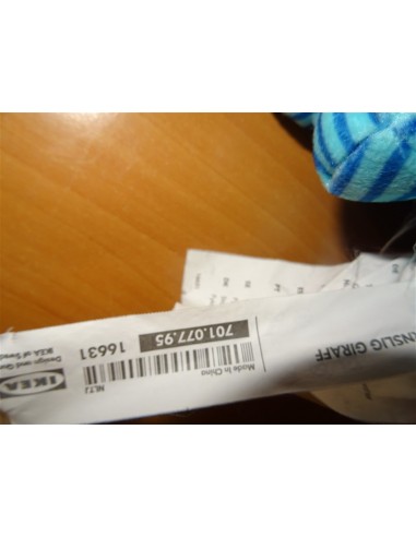Jucarie de plus Girafa blue Ikea