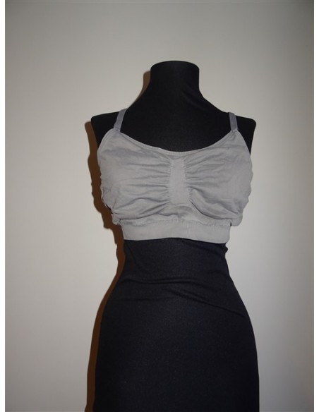 Bustiera dama culoarea gri HM
