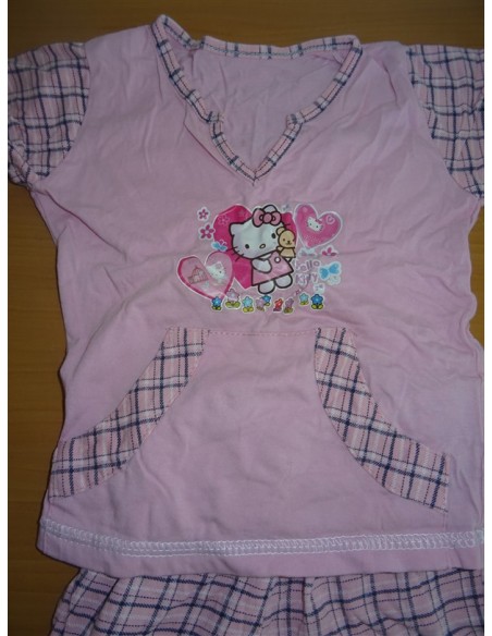 Pijama fetita maneca scurta Torobisi