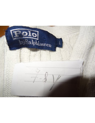 Pulover alb baietel Polo by RalphLauren