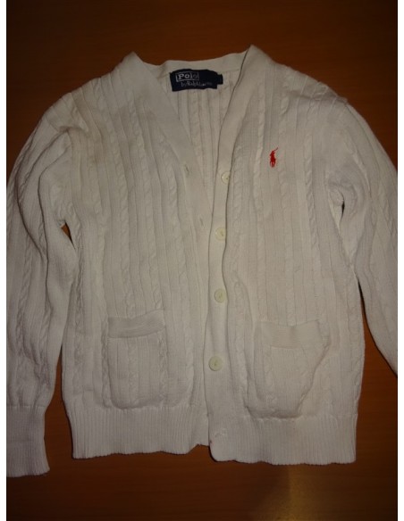 Pulover alb baietel Polo by RalphLauren