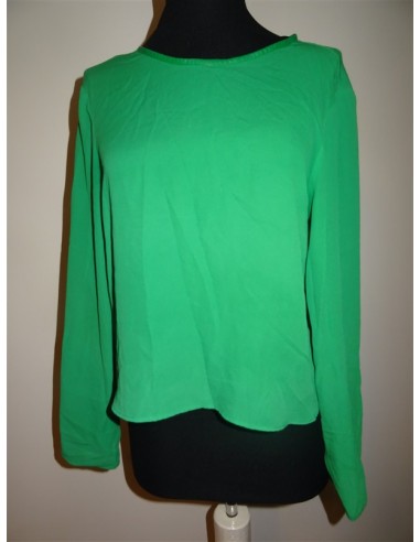 Bluza verde dama cu maneca lunga Zara