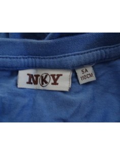Tricou baietel albastru imprimeu tigru NKY 2