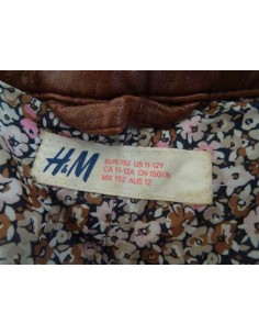 Jacheta piele ecologica fetita H&M 2