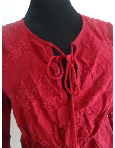 Bluza tip camasa lunga cu snur la gat H&M