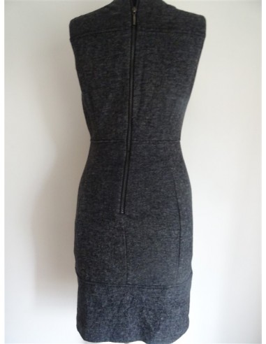 Rochie neagra casual dama fara maneci Zara Basic