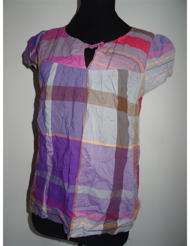 Tricou maneca scurta dama multicolor