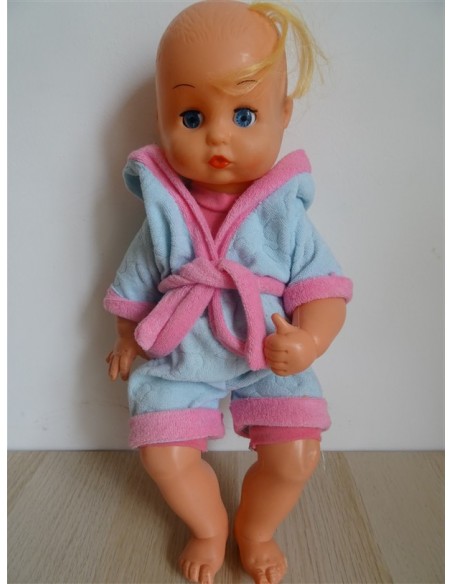 Papusica bebelus cu suvita blonda