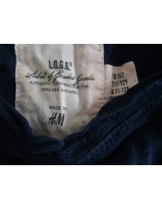 Tricou negru bumbac H&M 2