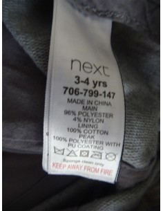 Sapca argintie cozoroc metalizat fetita Next 2