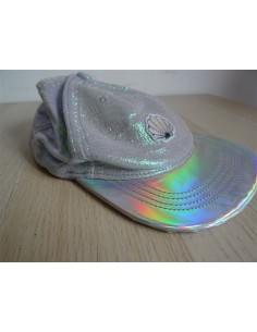 Sapca argintie cozoroc metalizat fetita Next