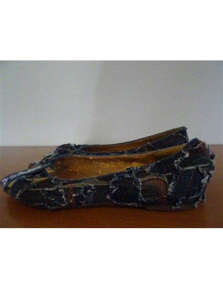 Balerini din jeans si paiete dama