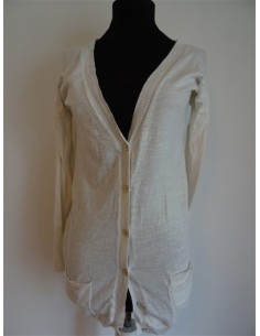 Pulover dama lung cu nasturi XSIDE