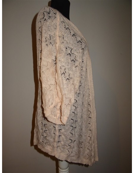 Cardigan tricotat dama H M, roz