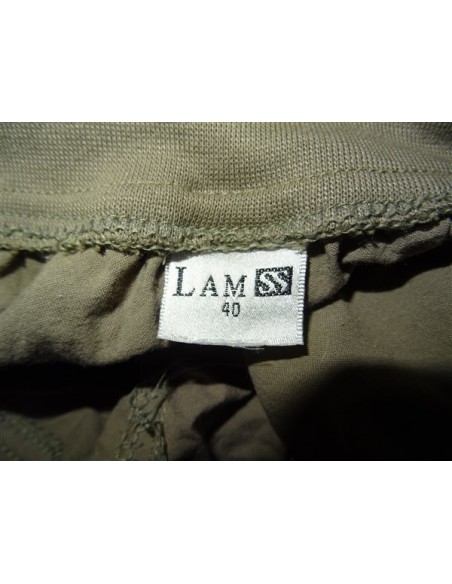 Pantalon lung bej dama Lam SS