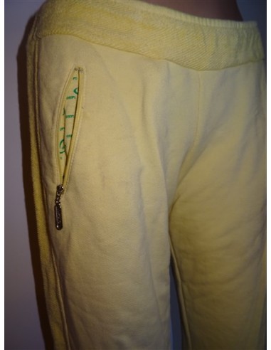 Pantalon lung trening galbeni dama Lazo