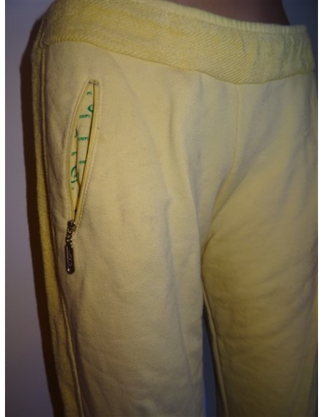 Pantalon lung trening galbeni dama Lazo