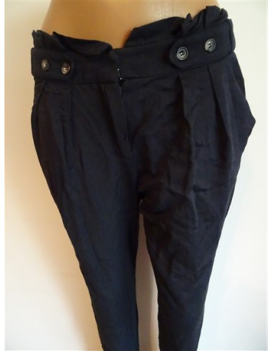 Pantalon lung negru dama casual