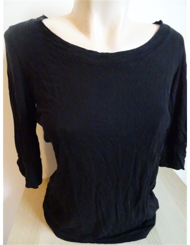 Bluza neagra dama maneca trei sferturi