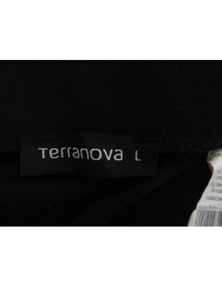 Fusta medie volane neagra dama Terranova