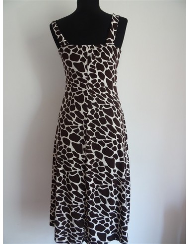 Rochie animal print cu bretele EN FOCUS