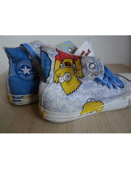 Bascheti pentru copii Converse cu imprimeu personaj Bart Simpson
