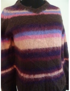 Pulover dama maneca lunga multicolor 2