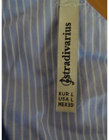 Bluza dama maneca scurta cu volanase si dungi Stradivarius